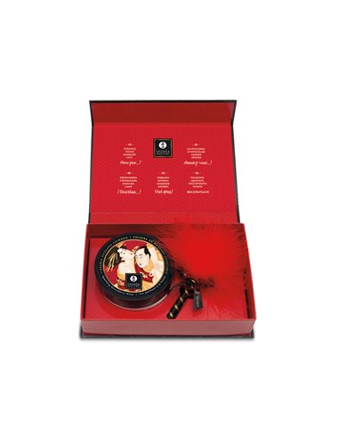 SHUNGA KISSABLE MASSAGE POWDER SPARKLING STRAWBERRY WINE