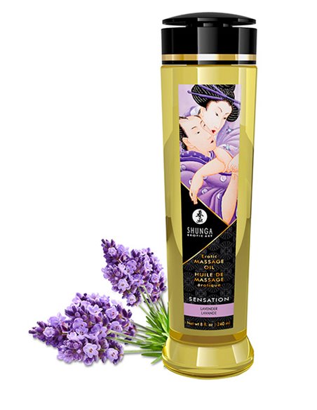 Shunga Massage Oil Sensation - Lavanda