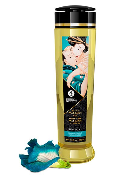 Shunga Massage Oil Sensual - Flores de Isla