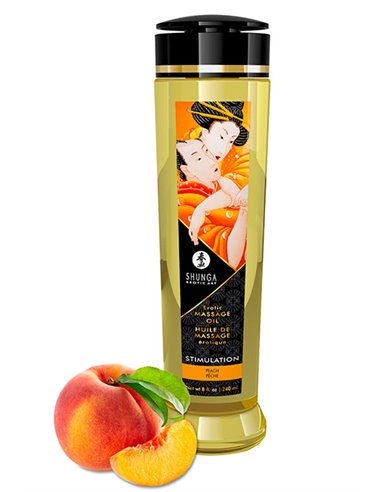 Shunga Massage Oil Stimulation - Melocot?n