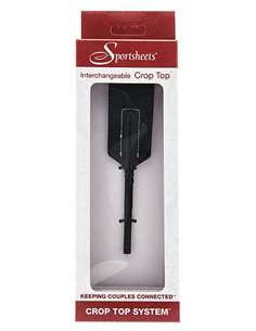 INTERCHANGEABLE CROP TOP - BLACK SPLIT SLAPPER 2