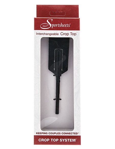 INTERCHANGEABLE CROP TOP - BLACK SPLIT SLAPPER