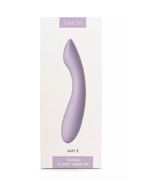 Vibrador Estimulador zona G - SVAKOM AMY 2 LIGHT PURPLE