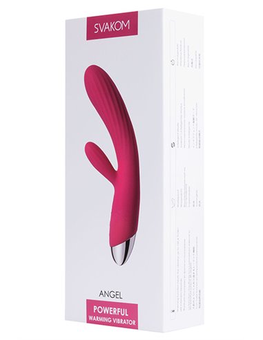 Vibrador Conejo SVAKOM Angel Plum Red