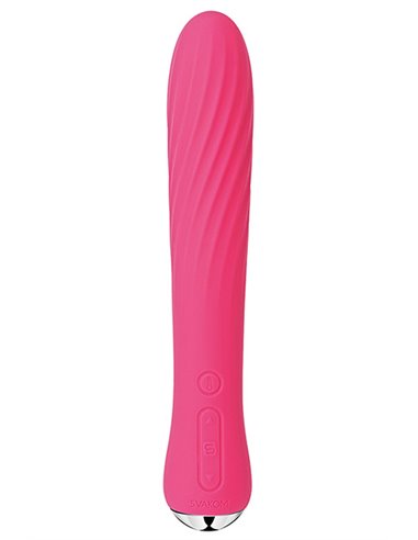 Vibrador flexible y recargable SVAKOM Anya Plum Red