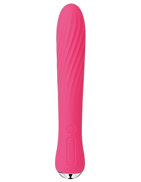 Vibrador flexible y recargable SVAKOM Anya Plum Red