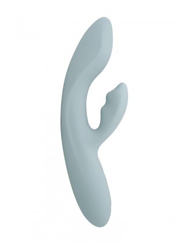 Vibrador de doble estimulación SVAKOM CHIKA TURQUOISE GREY