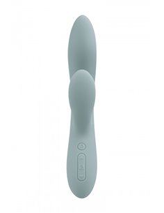 Vibrador de doble estimulación SVAKOM CHIKA TURQUOISE GREY 2