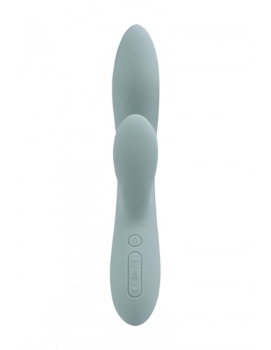 Vibrador de doble estimulación SVAKOM CHIKA TURQUOISE GREY