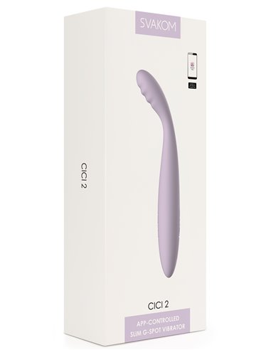 Vibrador Estimulador SVAKOM CICI 2 PASTEL LILIAC