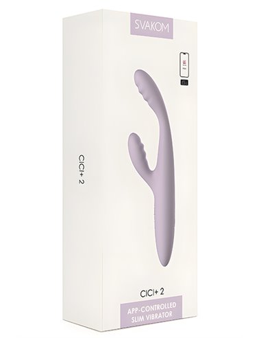 Vibrador Rabbit con APP SVAKOM Cici 2+