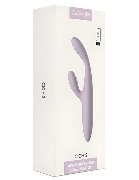 Vibrador Rabbit con APP SVAKOM Cici 2+