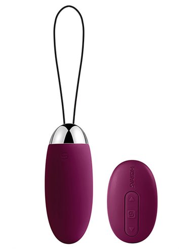 Huevo Vibrador con Mando SVAKOM ELVA VIOLET