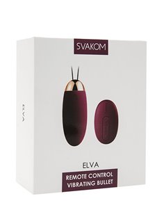 Huevo Vibrador con Mando SVAKOM ELVA VIOLET 2