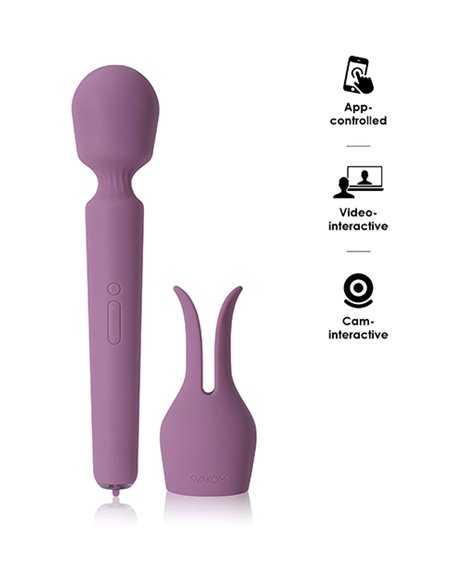 Vibrador Wand Con Extensión y Calentador SVAKOM Emma Neo 2