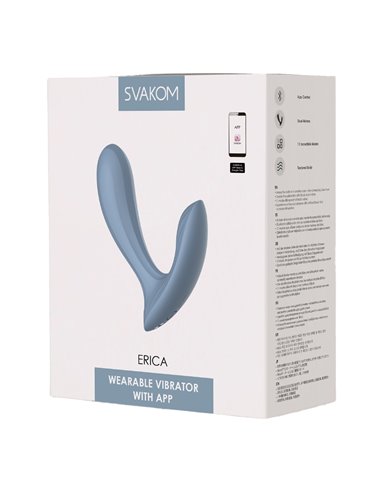 Vibrador Masajeador SVAKOM ERICA DUSTY BLUE