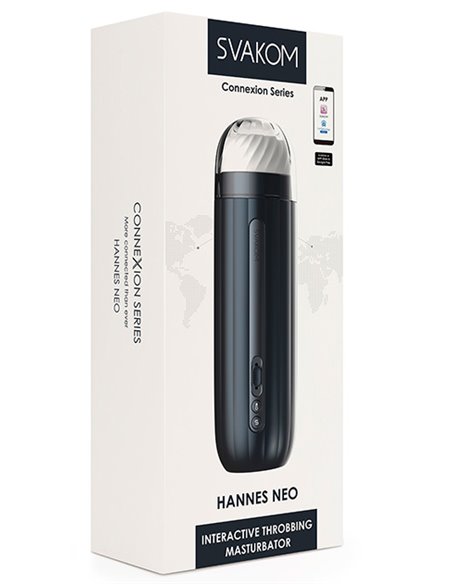 Masturbador Función Calor y Movimientos SVAKOM HANNES NEO