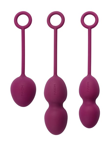 Kit de 3 bolas chinas SVAKOM NOVA VIOLET