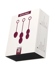 Kit de 3 bolas chinas SVAKOM NOVA VIOLET 2
