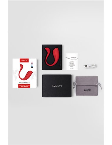 Vibrador con luz externa SVAKOM PHOENIX NEO 2
