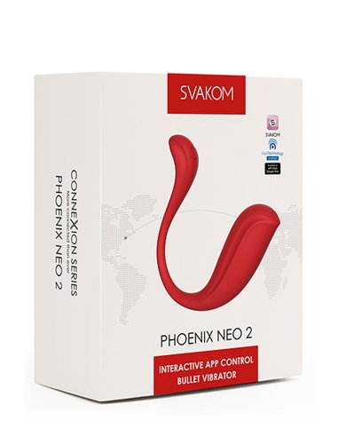Vibrador con luz externa SVAKOM PHOENIX NEO 2