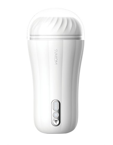 Potente Masturbador Vibrador SVAKOM ROBIN WHITE
