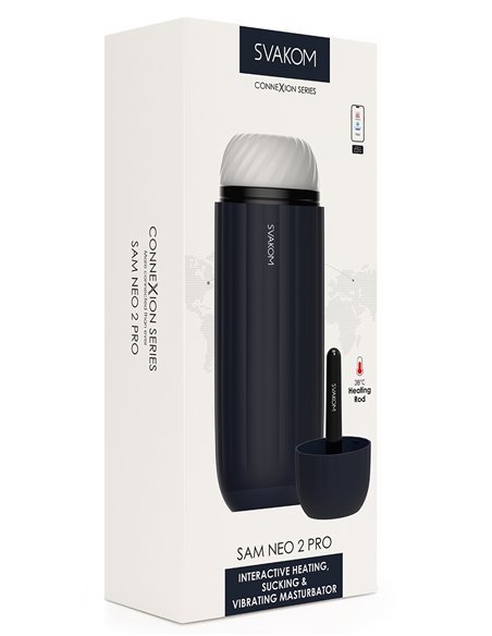 Masturbador Pene Vibración y Succión SVAKOM SAM NEO 2 PRO