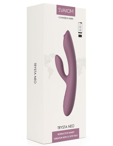 Vibrador Doble Estimulación SVAKOM TRYSTA NEO ROMANTIC ROSE