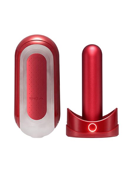 TENGA FLIPHOLE RED & WARMER SET