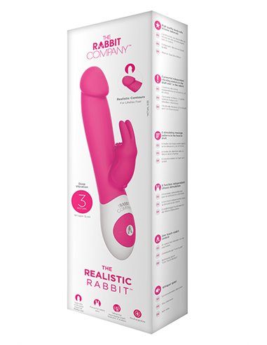 Realistic Rabbit Hot Pink