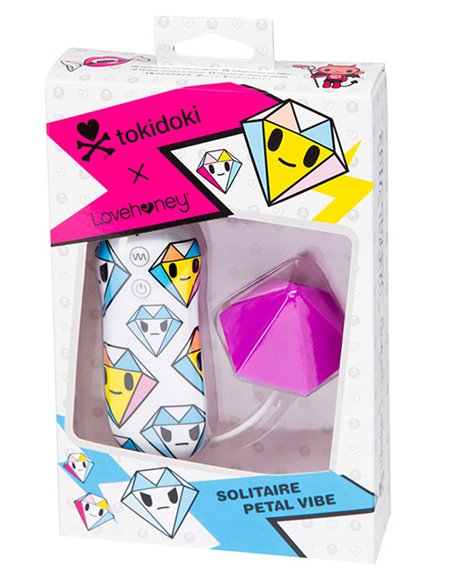 tokidoki 7 Function Silicone Purple Diamond Clitoral Vibrator