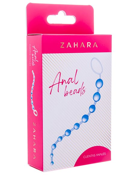 Zahara Anal Beads Blue