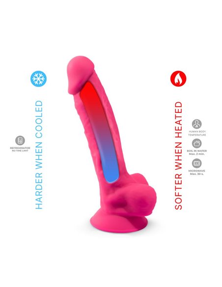 Dildo Dual Density Model 1 (8) Rosa