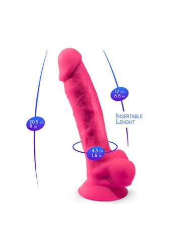 Dildo Dual Density Model 1 (8) Rosa