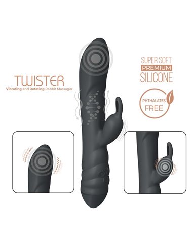 Vibrador con Rotación 360 Twister