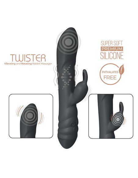 Vibrador con Rotación 360 Twister