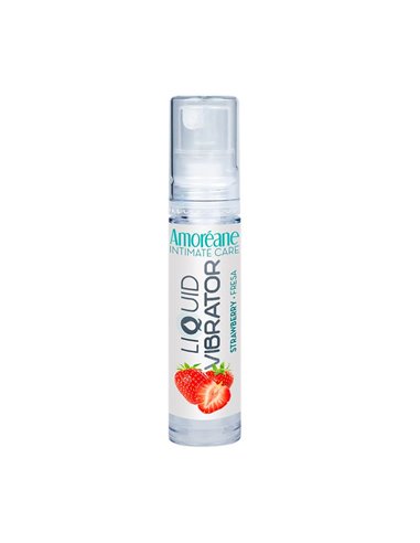 Vibrador Líquido Base Agua Fresa 10 ml