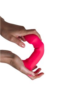 Dildo Doble Densidad Vibración Hitsens 2 M Rosa 2