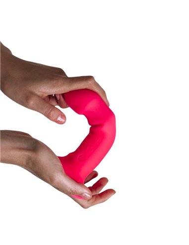 Dildo Doble Densidad Vibración Hitsens 2 M Rosa
