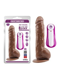 Vibrador Jeff Stryker 8.9 Marron