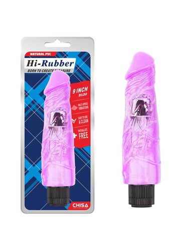Vibrador Hi-Rubber 9 Purpura