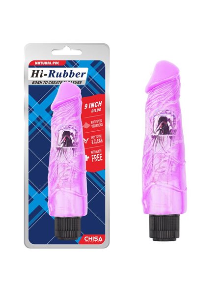 Vibrador Hi-Rubber 9 Purpura