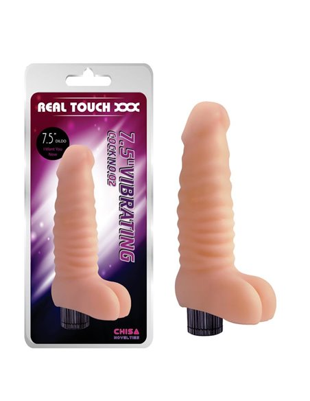 Vibrador No.02 T-Skin 7.5 Natural