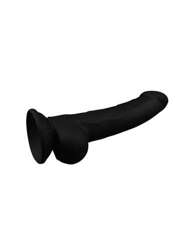 Dildo Trooper 8 Silicona Líquida Negro