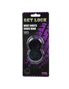 Anillo para el Pene Doble Duo Cock 8 Negro 2