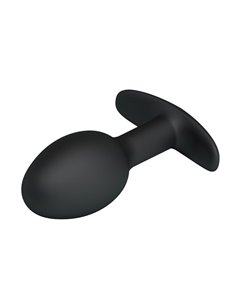 Plug Anal Silicona Negro con Bola 2
