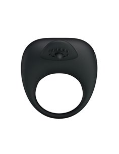 Pretty Love Anillo Vibrador Tonguo Negro 2