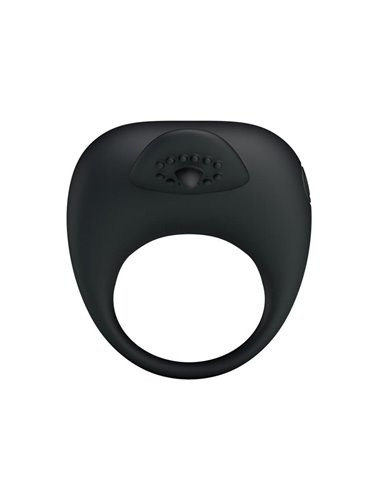 Pretty Love Anillo Vibrador Tonguo Negro