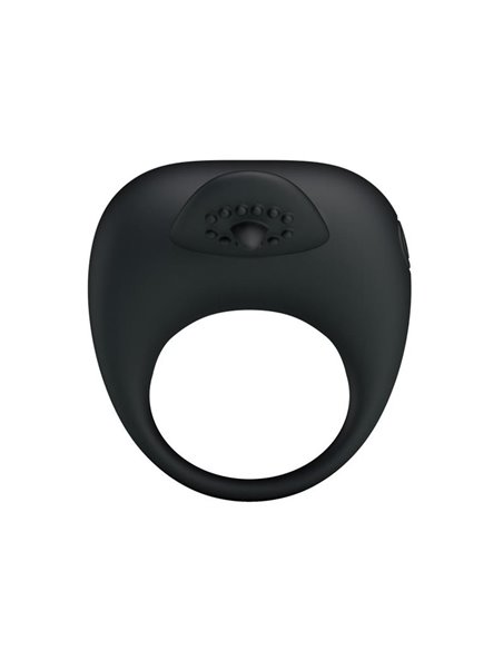 Pretty Love Anillo Vibrador Tonguo Negro