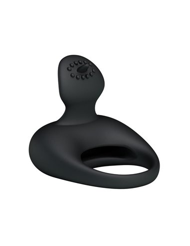 Pretty Love Anillo Vibrador Tonguo Negro